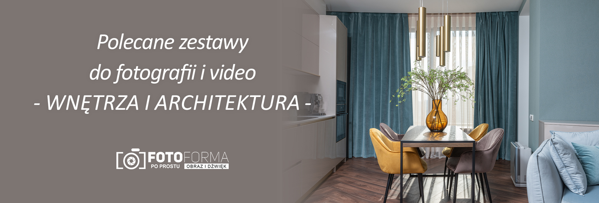 Zestawy do fotografii wnętrz i architektury
